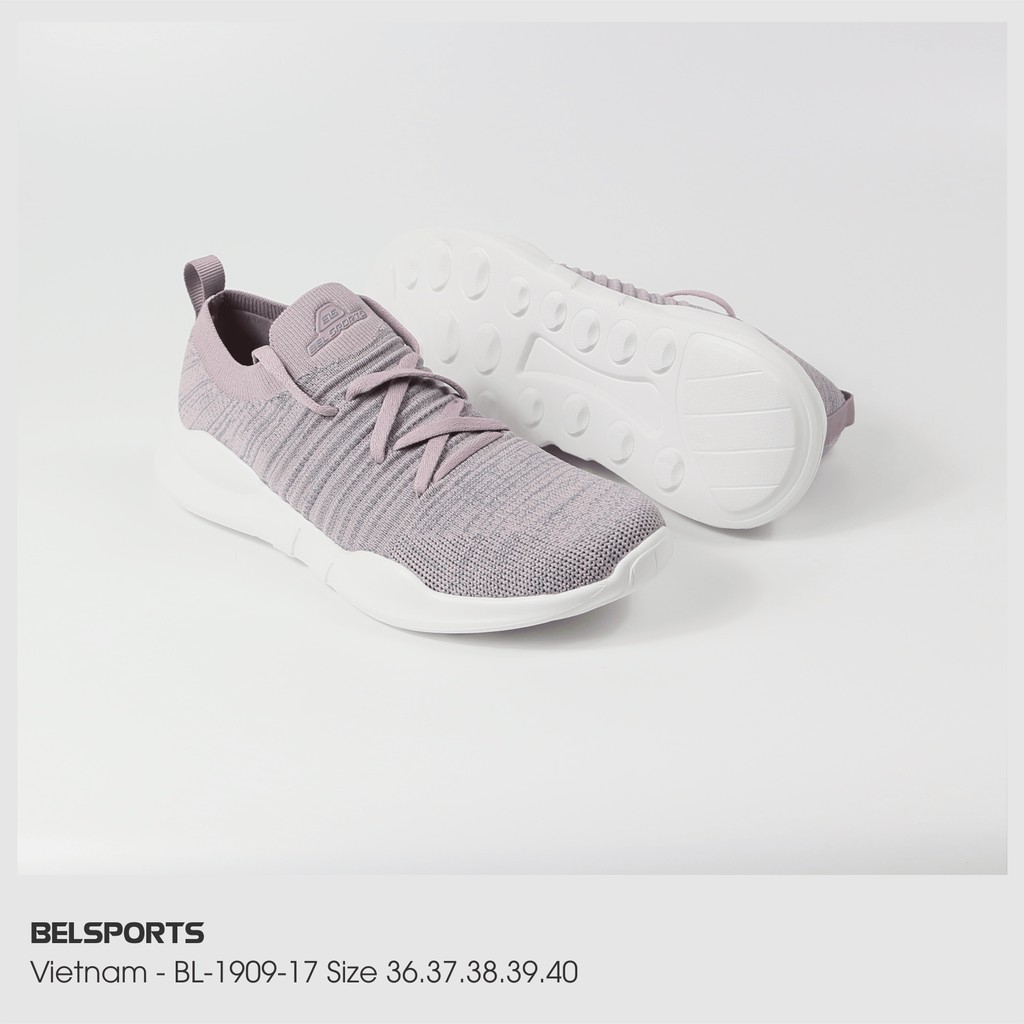 [Mã FASHIONMALLT4 giảm 15% đơn 150k] Giày Sneakers Nữ BELSPORTS 190917( Rose Navy)