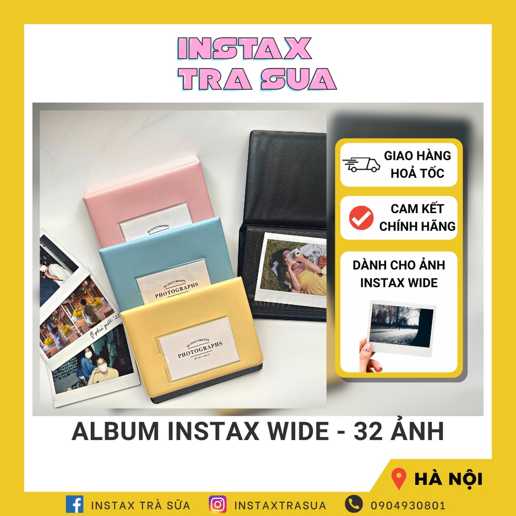 ALBUM INSTAX WIDE - PHOTOGRAPH (32 ẢNH)