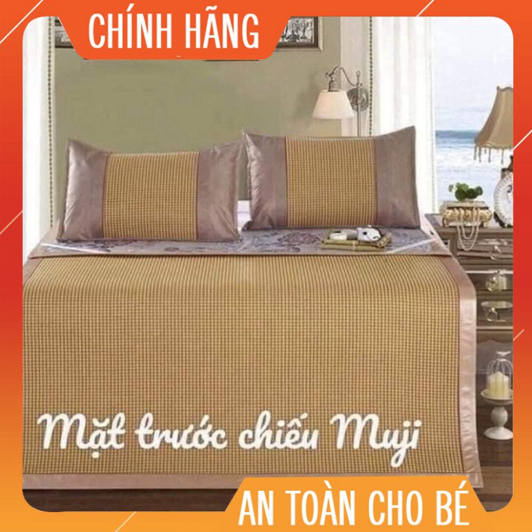 [FreeShip - CHỈ HÔM NAY] CHIẾU MÂY ĐIỀU HOÀ MUJI HÀNG LOẠI 1 TẶNG KÈM 2 vỏ gối  [FreeShip – HÀNG CHÍNH HÃNG]