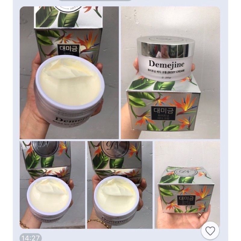 KEM BODY DEMEJINE 200G
