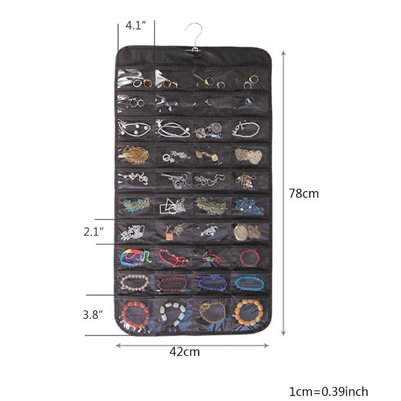 Túi Treo 80 Ngăn Đựng Trang Sức Tiện Lợi