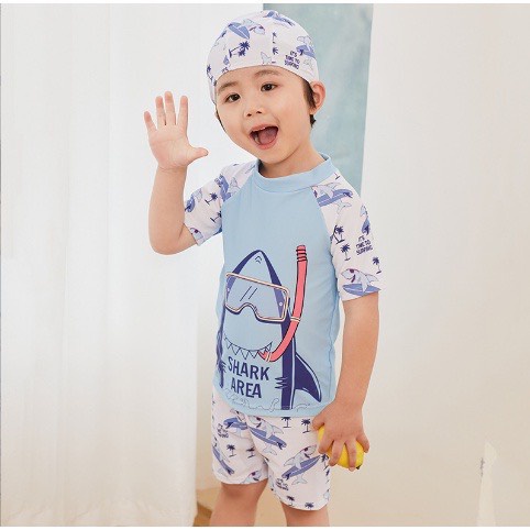 [8 -35kg] Đồ Bơi Cho Bé Trai Thân Rời SIêu Đẹp Dễ Thương