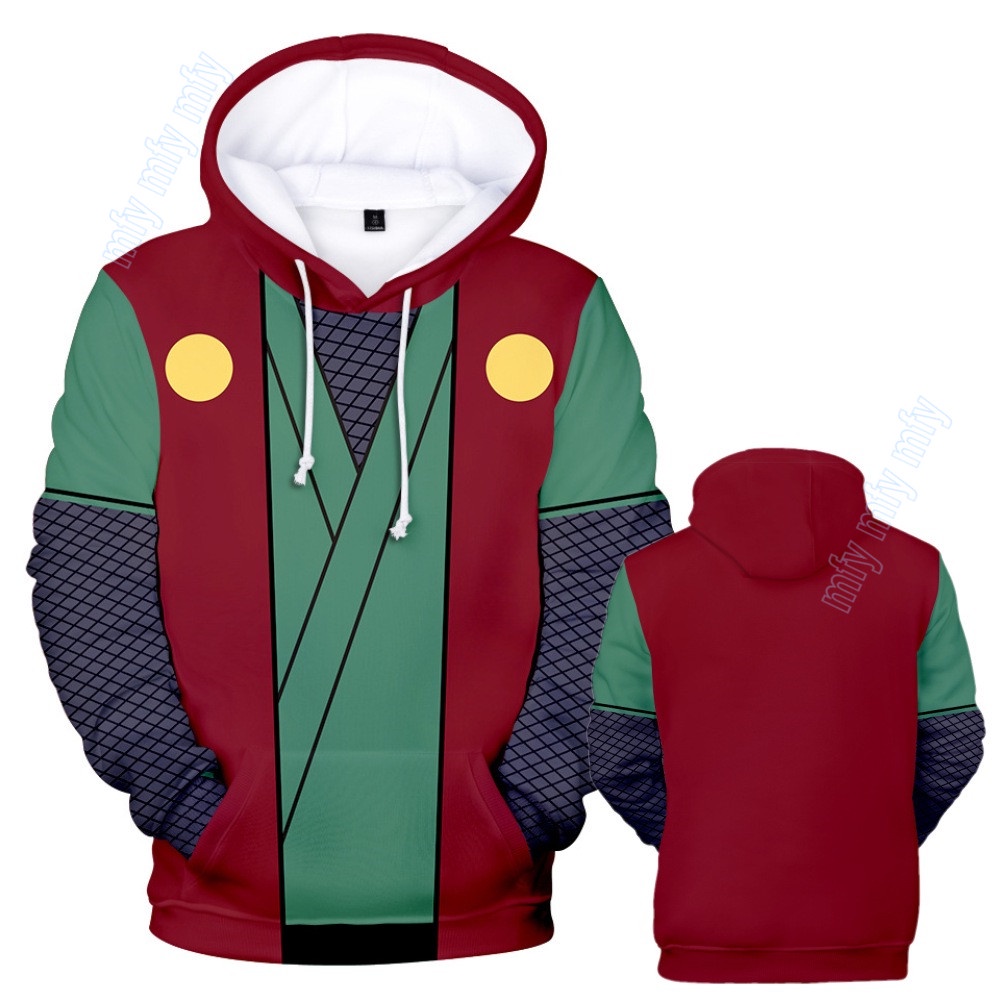 Áo Khoác Hoodie Hóa Trang Nhân Vật Kakashi Uchiha Akatsuki Jiraiya Trong Naruto Cho Bé Trai / Bé Gái