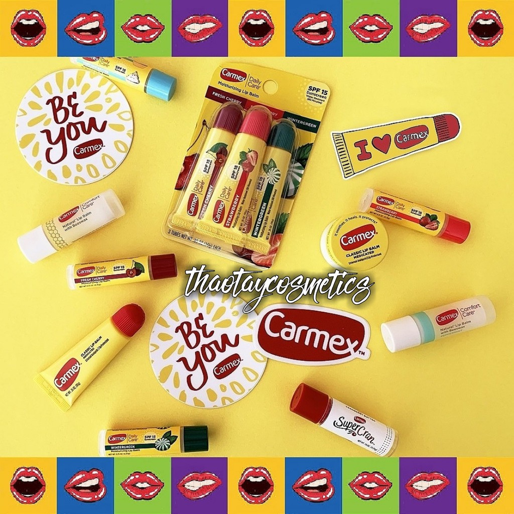 Son dưỡng môi Carmex của Mỹ