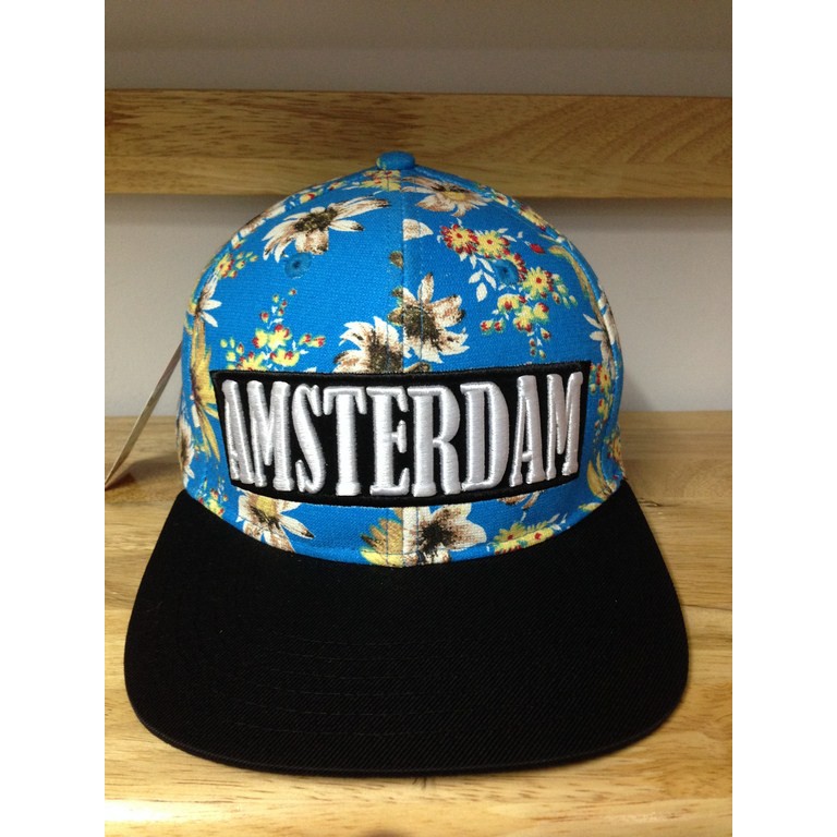 Mũ snapback hoa VNXK Amsterdam