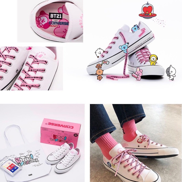 [COD BILL] ORDER Giày Converse BT21 new colection