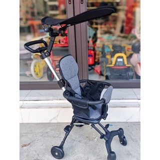 Xe Đẩy Gấp Gọn, Đảo Chiều - kèm đệm- kèm mái che - Siêu Gọn, Siêu Nhẹ, Siêu Rẻ