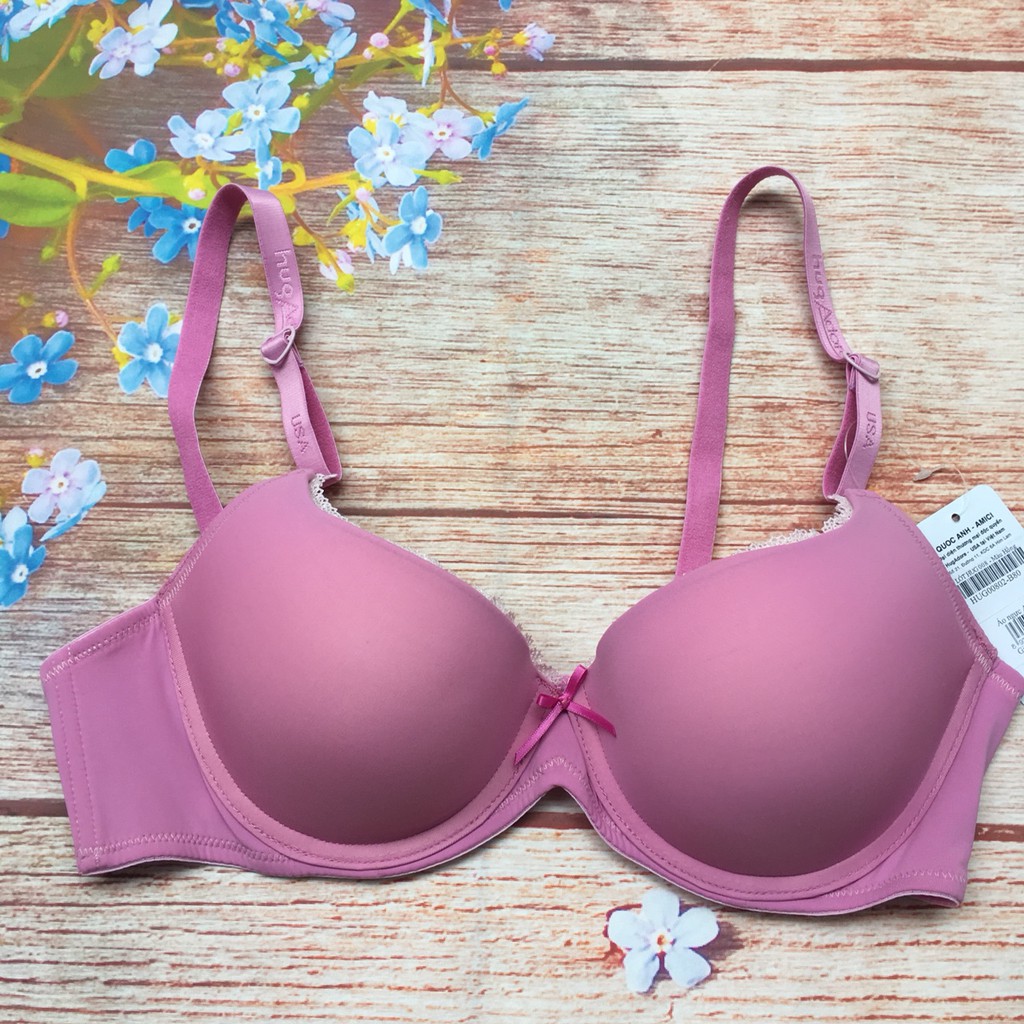 ÁO LÓT HUG Trơn viền ren - ALN09