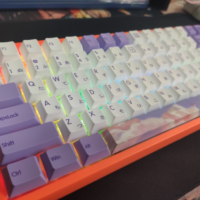 139 Phím Dream Yu Theme Keycap Cherry Profile PBT Dye Thăng hoa Keycap cho Bàn phím cơ Cherry MX Switch