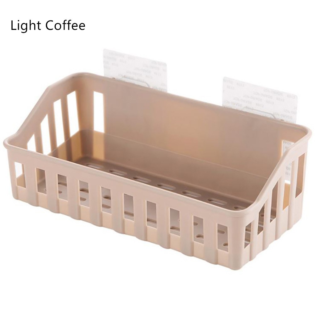 Giá để đồ treo tường nhà tắm làm bằng nhựa PP kích thước 26.5cm x 12cm x 13cm tiện dụng | BigBuy360 - bigbuy360.vn