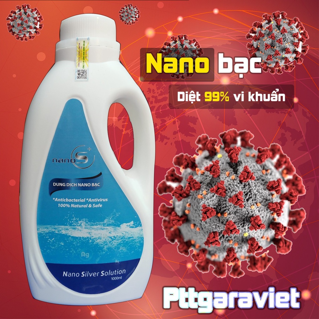 Dung dịch xịt kháng khuẩn nano bạc 1000ml