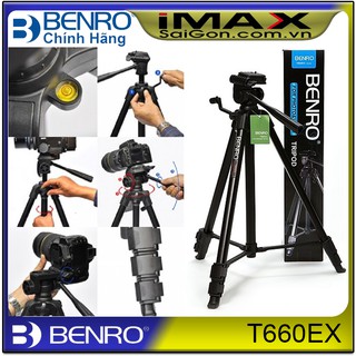 Chân máy ảnh BENRO T600EX + gá kẹp điện thoại