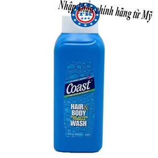 Sữa tắm gội coast classic scent 946ml - mỹ