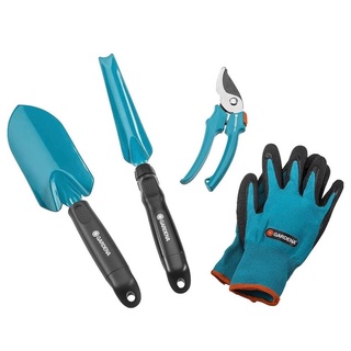 Bộ dụng cụ làm vườn gardena basic equipment set 4 món