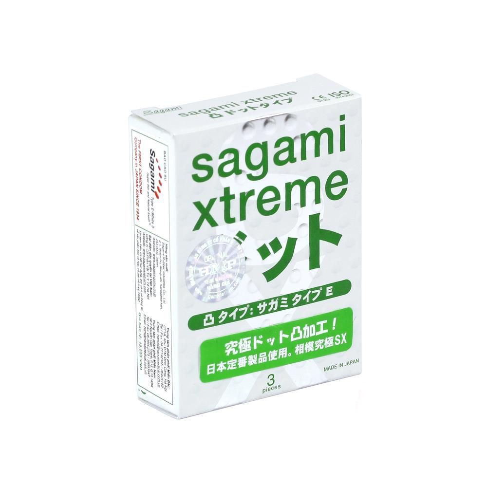 Bao cao su siêu mỏng Sagami Xtreme Super Thin, chất liệu cao su thiên nhiên siêu co dãn, siêu mỏng