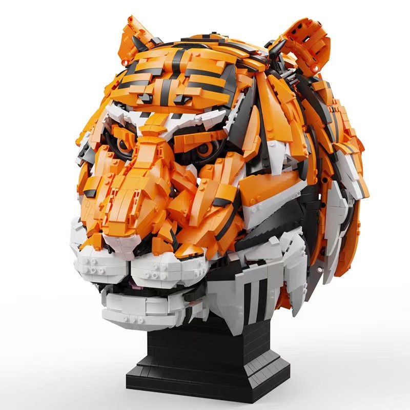 Đồ chơi lắp ráp mô hình 103000 Tiger head Đầu Mãnh Hổ
