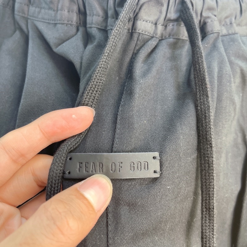 ⚡️[Hight Quality] - Quần Short FOG Fear Of God Seventh Collection Trouser Short Black/Beige, Quần Short FOG ESSENTIALS