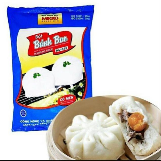 Bột Bánh Bao Mikko Trộn Sẵn Có Gói Men 1KG