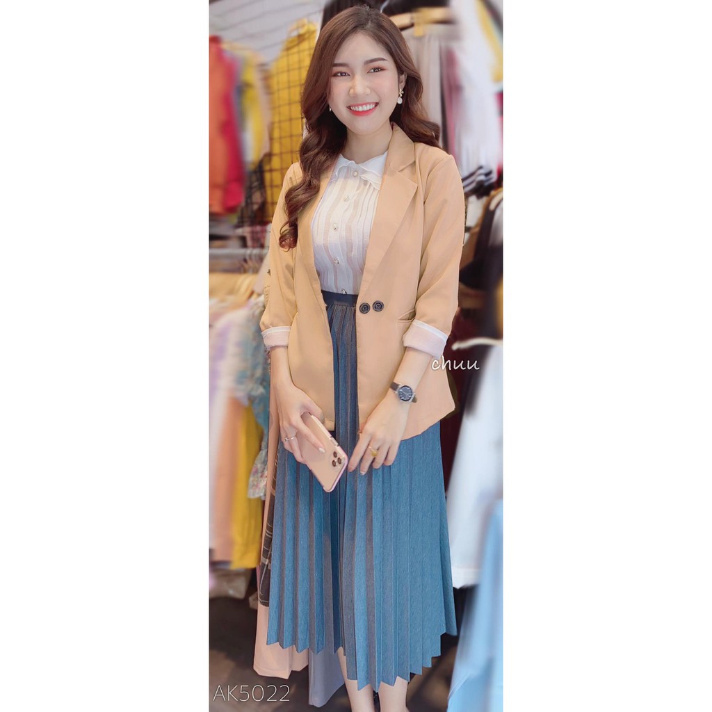 [Mã FASHION10KP giảm 10K đơn 50K] Áo Vest Nữ Công Sở Trơn CHUU AK5022 | BigBuy360 - bigbuy360.vn