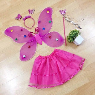 Combo 5 bộ cánh bướm cho bé ( chỉ còn tím )