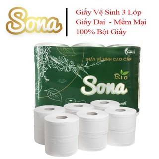Giấy Vệ Sinh Cao Cấp SoNa có lõi và không lõi 1kg,