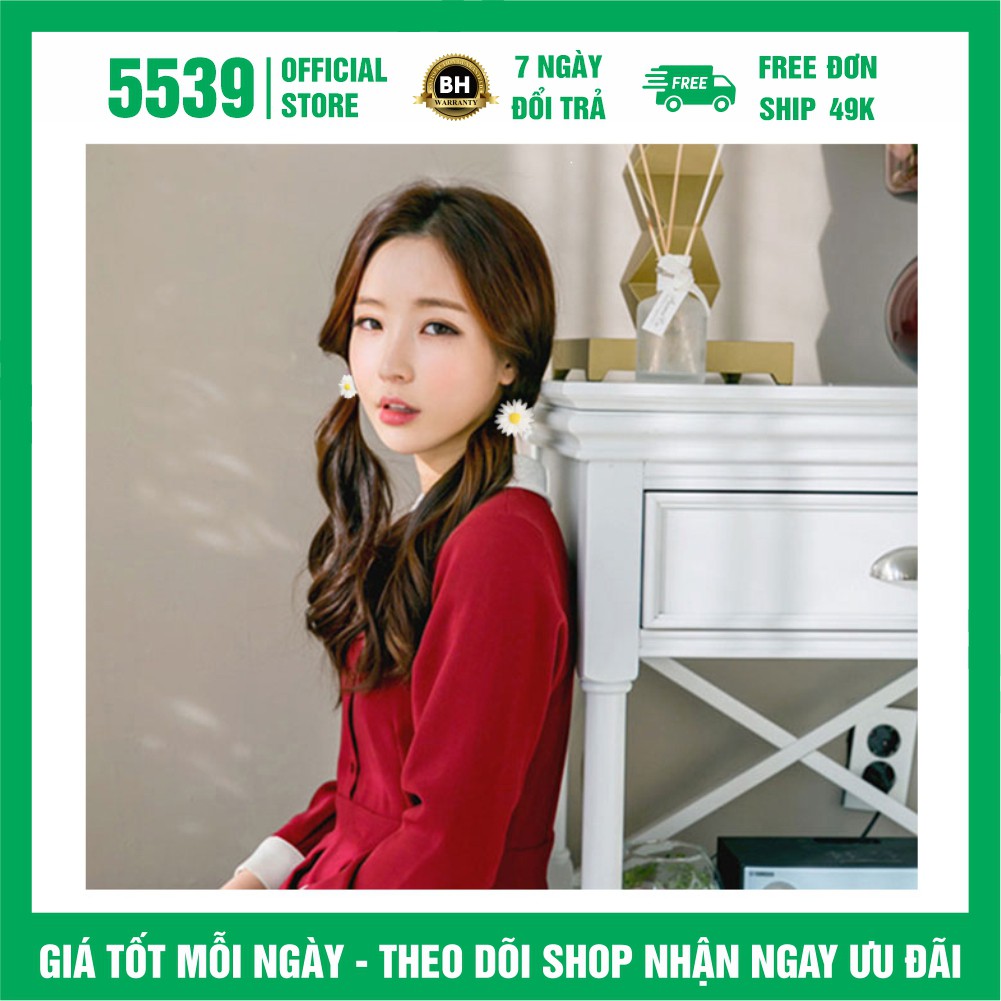 Dây cột tóc hoa cúc phong cách hàn quốc dễ thương nhiều màu thích hợp mọi lứa tuổi - Shop 5539