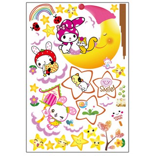 Decal Dán Tường Chúc Bé Ngủ Ngon