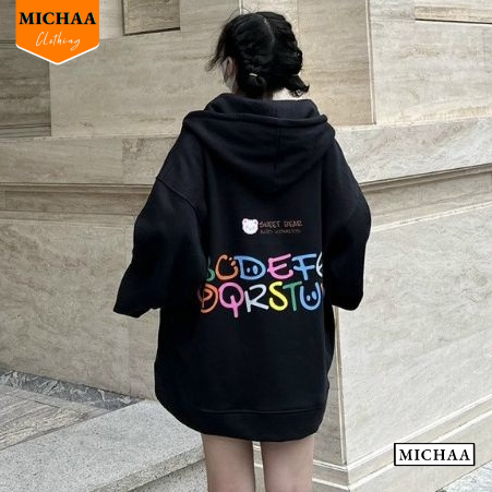 Áo Khoác Nỉ SWEEDER Nam Nữ Ulzzang Unisex Tay Rộng, Áo Khoác Dây Kéo Form Rộng - MICHAA
