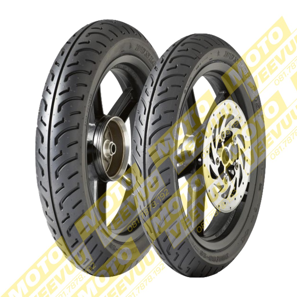 Cặp vỏ lốp Dunlop 100/80-16 & 120/80-16 D451 TL SLOVENIA