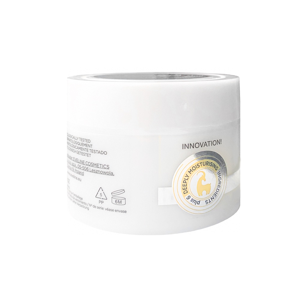 Kem Dưỡng Da Sữa Dê Goat's Milk EVELINE, Giúp Giữ Ẩm Sâu, Tái Tạo Và Bảo Vệ Da Hũ 50ml