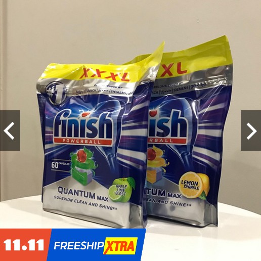 Viên rửa bát Finish Quantum 60 viên (NK EU )