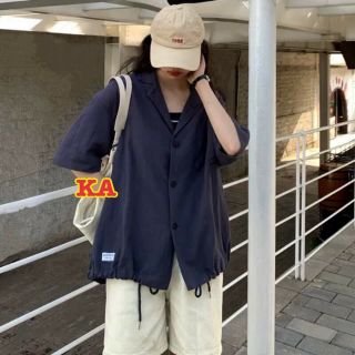 Áo sơ mi kaki cổ vest K&A