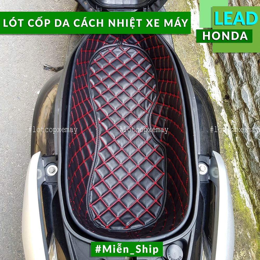 Lót Cốp Da Chống Nóng Chống shock - HONDA LEAD 2013-2022 (125CC)-Giá Tận Xưởng-Có Túi Giấy Tờ