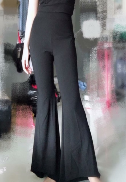 [MAY THEO SỐ ĐO]Quần ống loe lưng cao, khoá sau | BigBuy360 - bigbuy360.vn