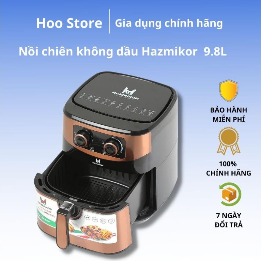 Nồi chiên không dầu Hazmikor, Nồi nấu đa năng dung tích 9.8L - Nhập khẩu Thái Lan, Bảo hành 12 tháng .