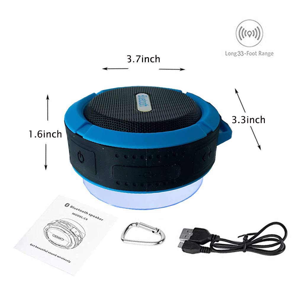 Loa bluetooth mini Speaker C6 loa xách tay nhỏ gọn chống thấm nước chống va đập âm thanh sống động