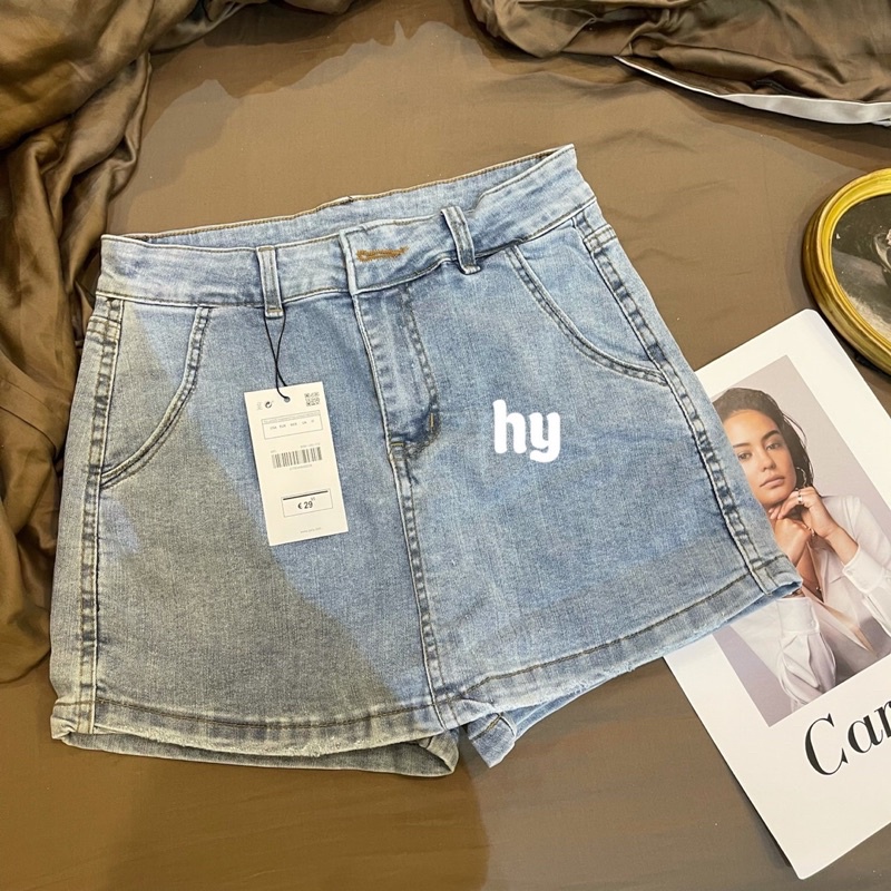 BÁN SỈ QUẦN VÁY JEAN CHỮ A MÀU XANH CHO NỮ