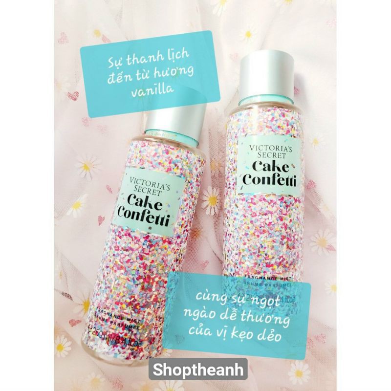 Xịt thơm body Victoria's secret bảng mùi Baby Sweet + Các mùi HOT