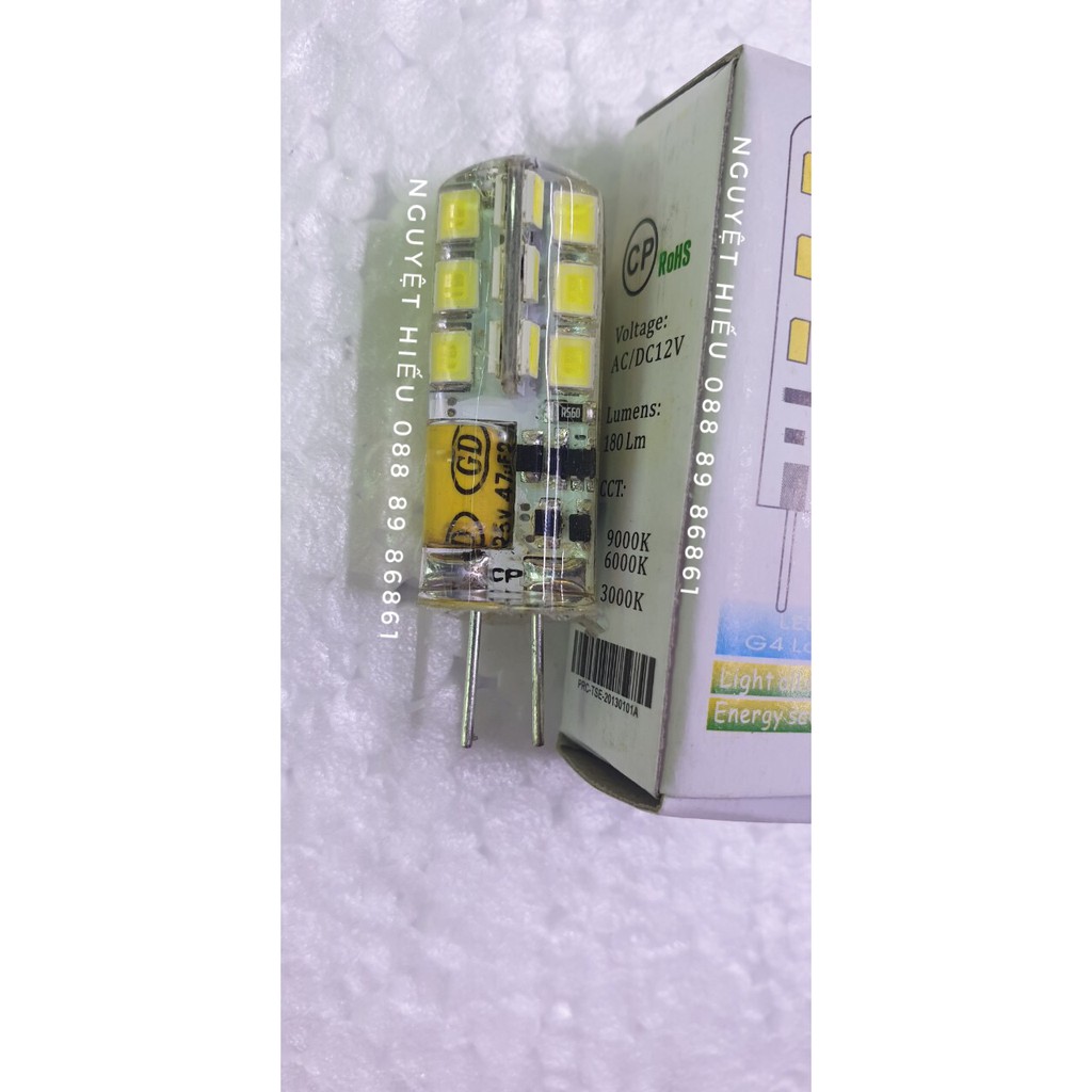 5 Bóng đèn led 2 chân ghim G4 12V