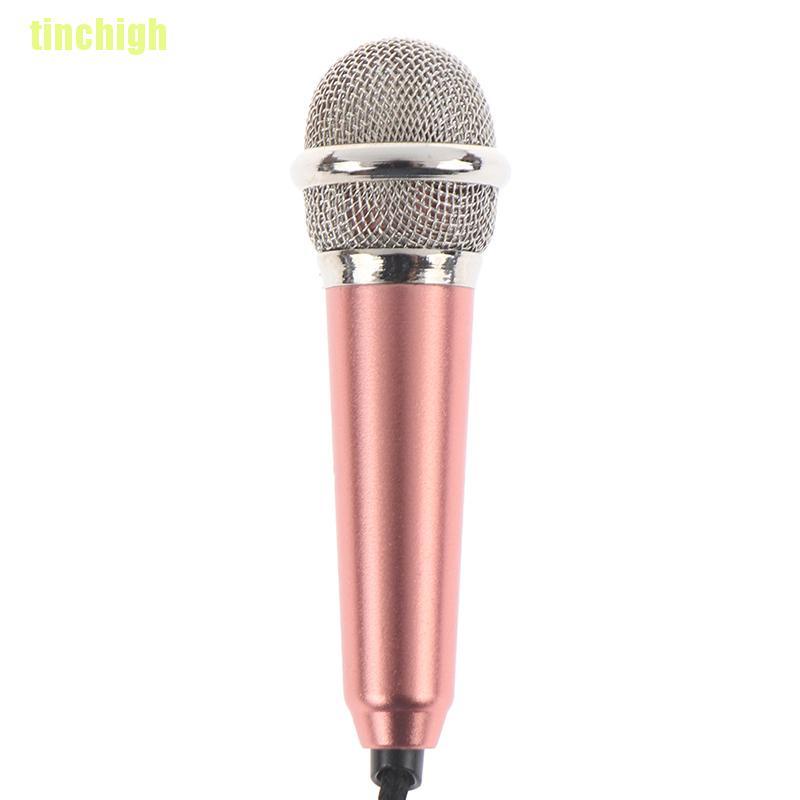 Micro hát karaoke mini có giắc cắm 3.5mm dành cho điện thoại/máy tính