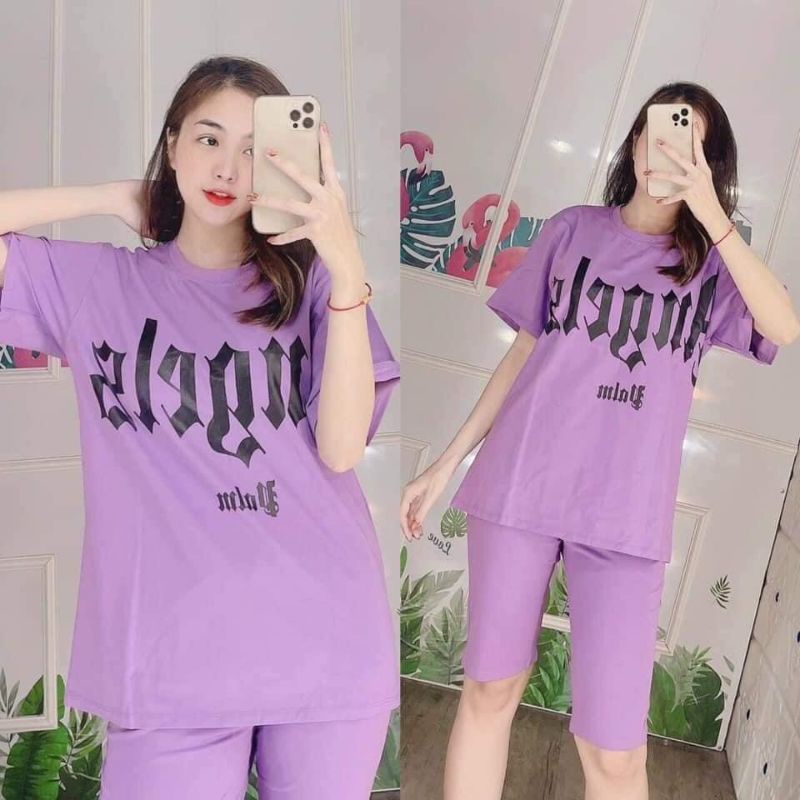 Đồ bộ thun nữ cotton đồ mặc nhà thoải mái