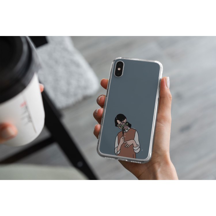 Ốp Lưng Cô gái tóc ngang vai giản dị Iphone 7/7Plus/8/8Plus/X/Xs/Xs Max/11/11 Promax/12/12 Promax POD20210058