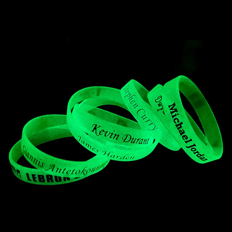 Vòng Tay Bóng Rổ Bằng Silicone Phát Quang Chất Lượng Cao Dành Cho Nam Giới