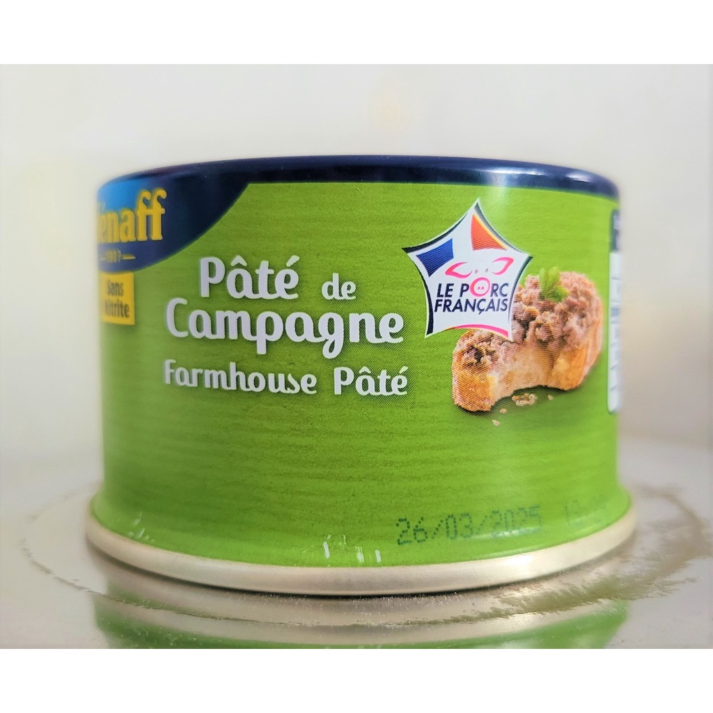 [Hộp XANH LÁ 130g] PA TÊ ĐỒNG QUÊ TRUYỀN THỐNG [France] HENAFF Farmhouse Pate