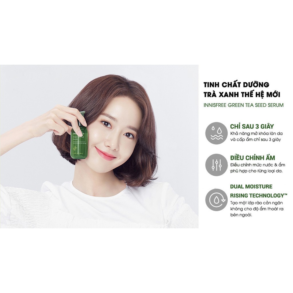 (80-160 ml) Serum Innisfree Green tea seed phiên bản giới hạn