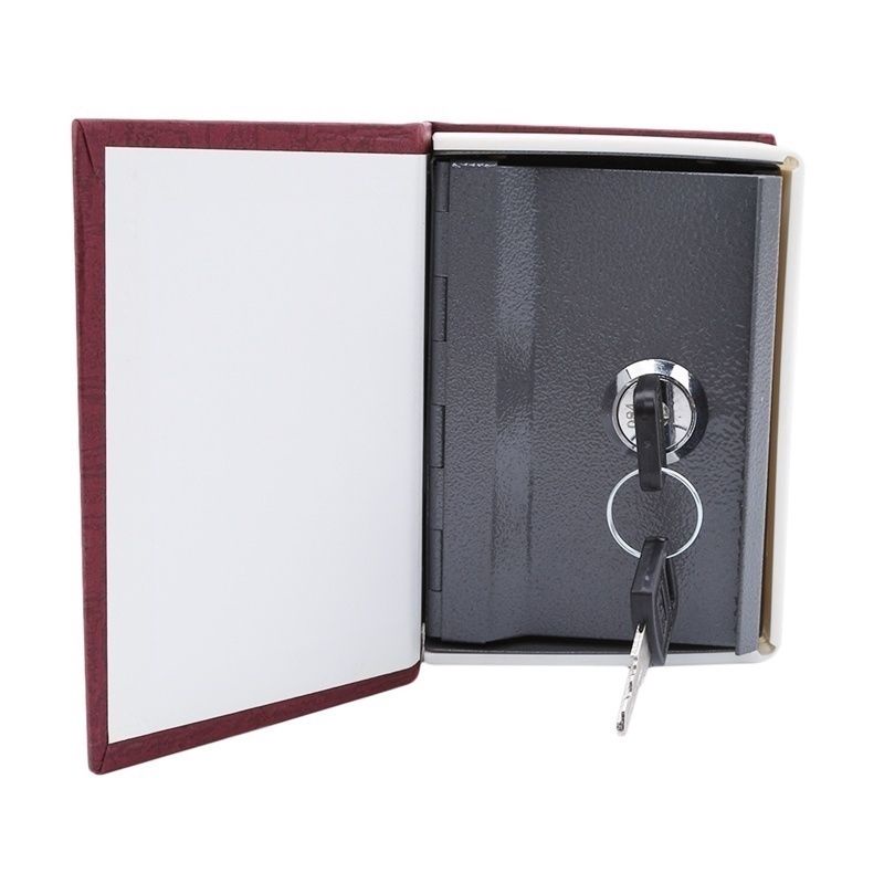 Két sắt hình quyển sách có khe loại nhỏ 11.5x8x4.5cm