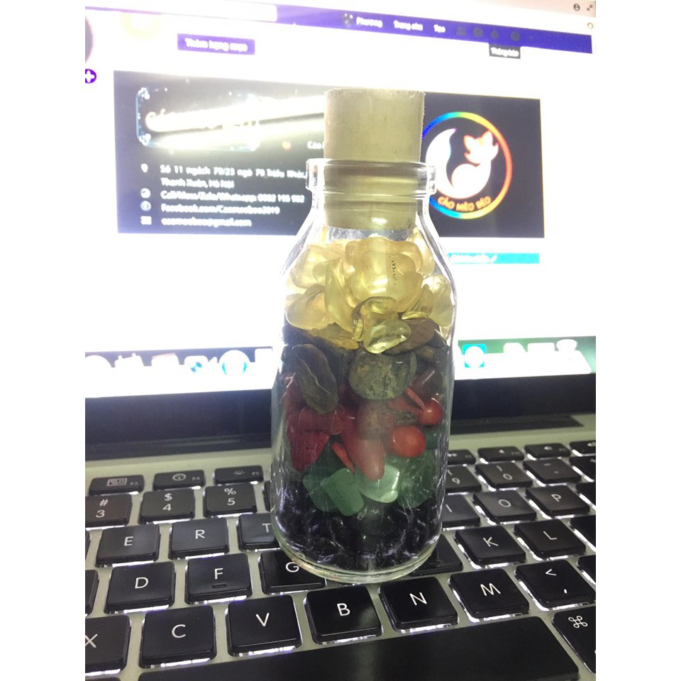 LỌ ĐÁ VỤN NGŨ SẮC - KIM - MỘC - THỦY - HỎA - THỔ | BigBuy360 - bigbuy360.vn