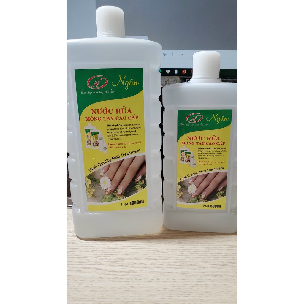 Nước rửa móng tay Aceton Ngân (1000ml)