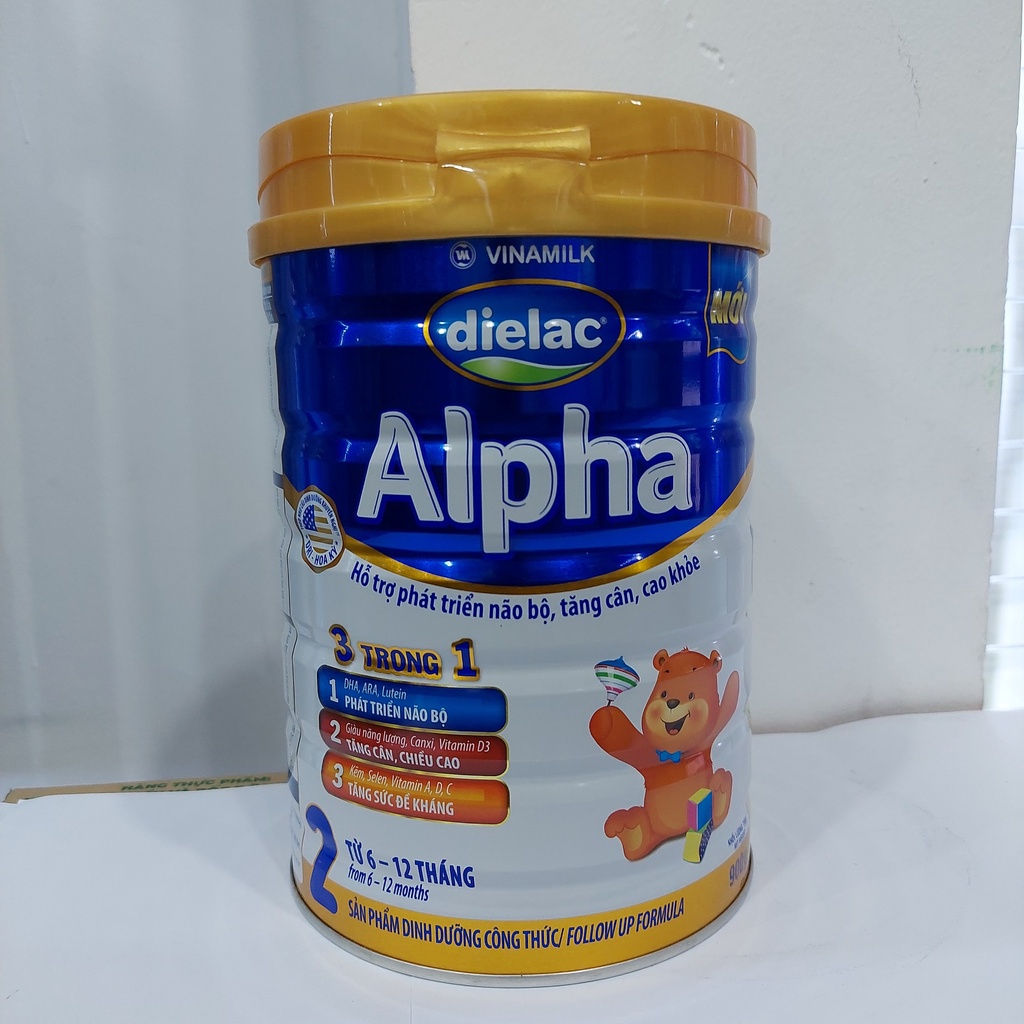 Sữa Dielac Alpha số 1 2 3 4 (900g)