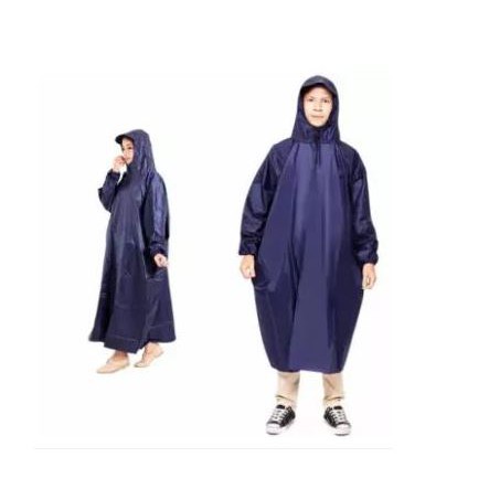 ÁO MƯA KHÔNG XẺ TÀ, BÍT KÍN TOÀN THÂN KHÔNG LO BỊ ƯỚT, 1 mảnh ko xẻ tà, dễ mặc, raincoat 1 người, cho nam nữ, rain wear